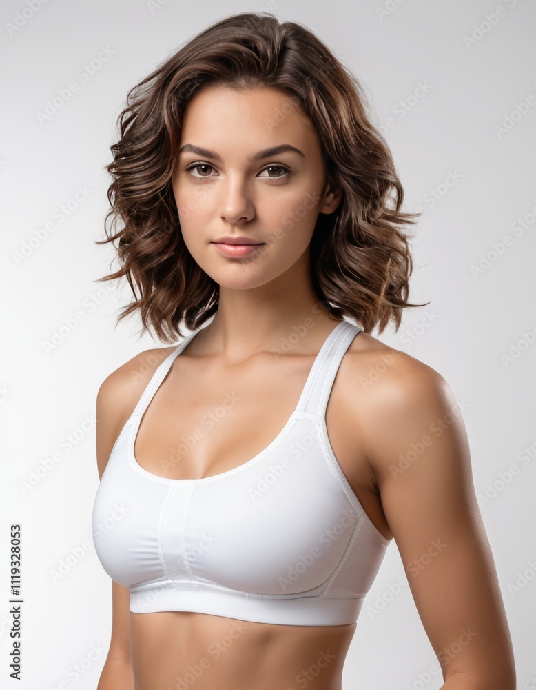 Fit woman in white athletic wear, suitable for fitness, wellness, and sportsrelated content, ideal for health and lifestyle blogs and websites. Fit woman in white athletic wear, suitable for fitness, wellness, and sportsrelated content, ideal for health and lifestyle blogs and websites.