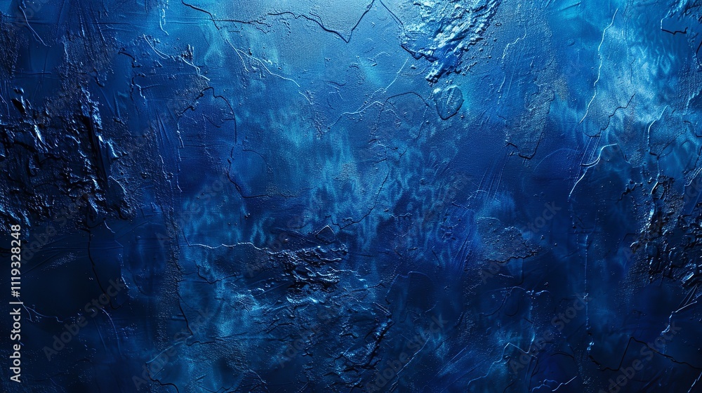 Obraz premium Blue abstract background on canvas texture