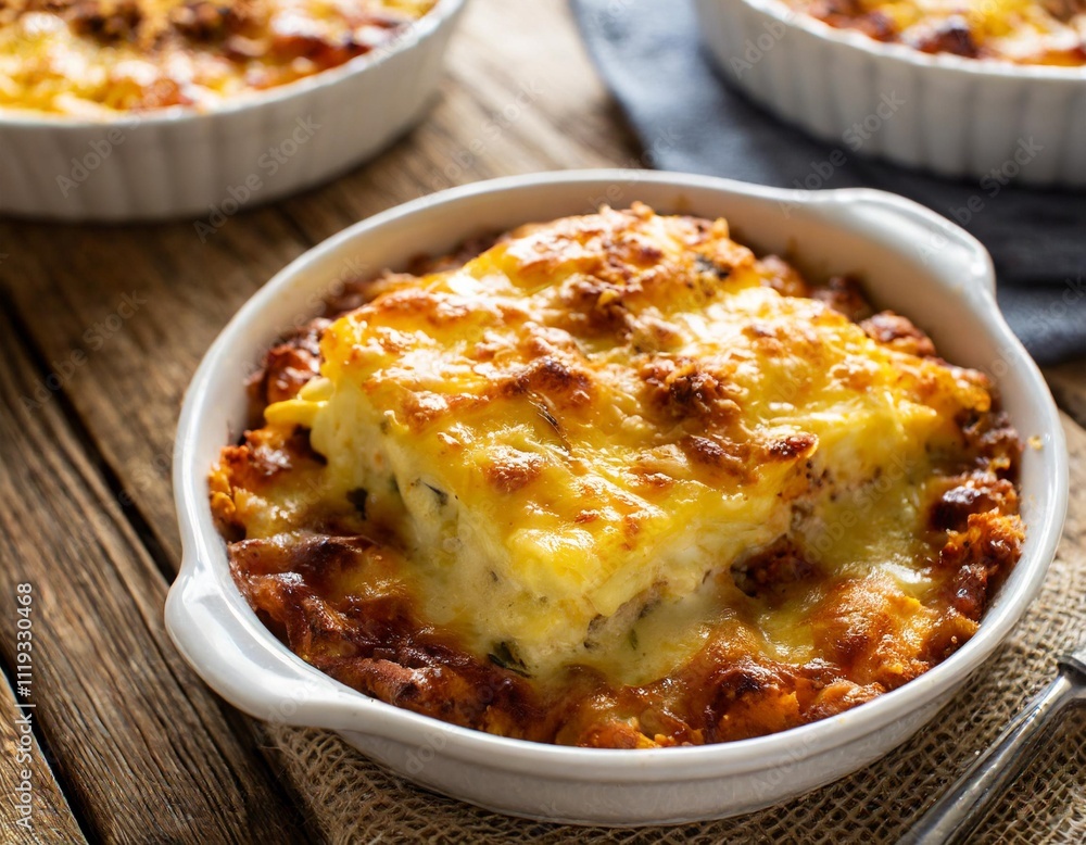 Cheesy Casseroles Captured in Rustic and Warm Food Photography Concepts