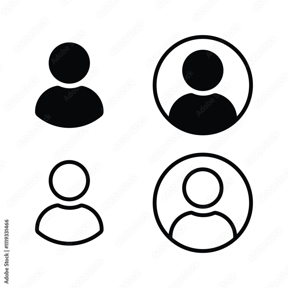 User profile login or access authentication icon vector button. People, account sign in logo sign symbol. Isolated on white background. User profile login or access authentication icon vector button. People, account sign in logo sign symbol. Isolated on white background.