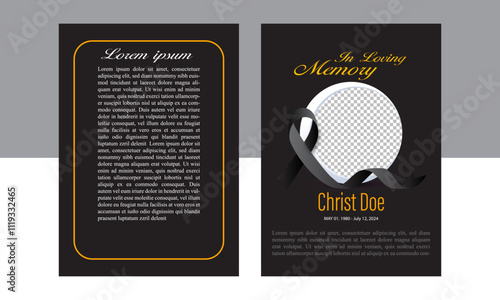 Funeral Poster offers tasteful, elegant templates for memorials and services