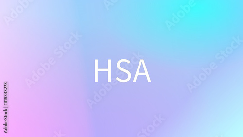 HSA のグラデーション背景イラスト