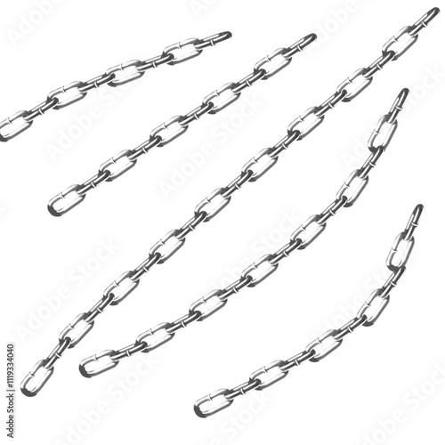 vector illustration of a chain