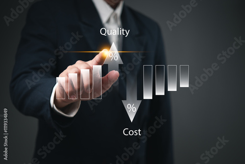 Canvas Print Cost control optimization, quality management, business efficiency cost reduction risk management effective solutions product improvement breakthrough strategies