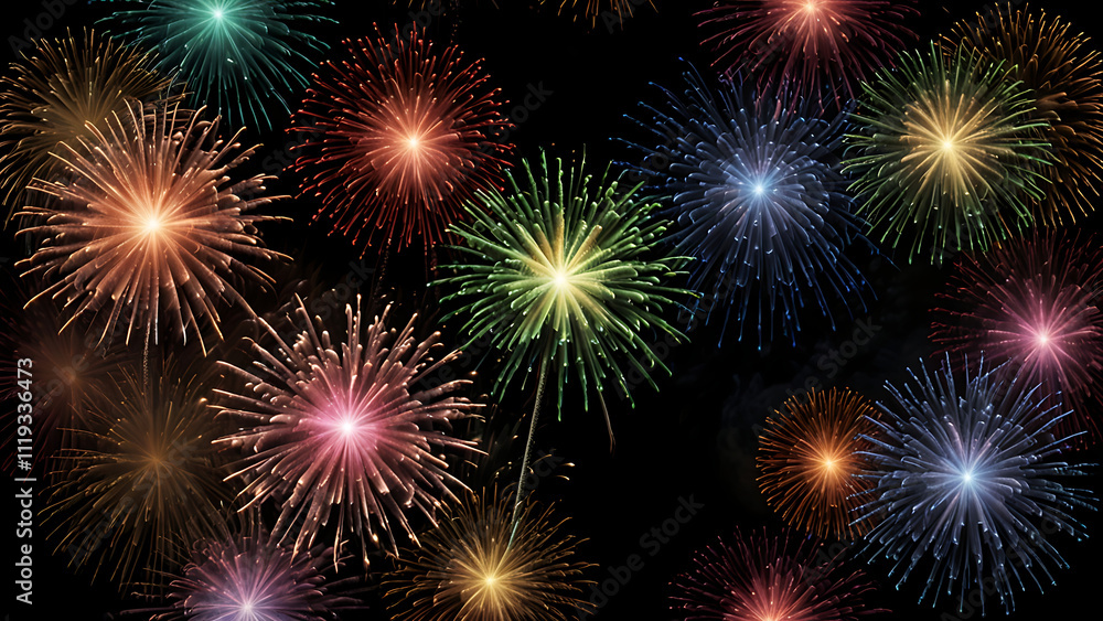 fireworks realistic new year theme fireworks realistic new year theme