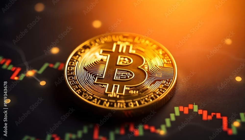 bitcoin of gold medal on a black background bitcoin of gold medal on a black background