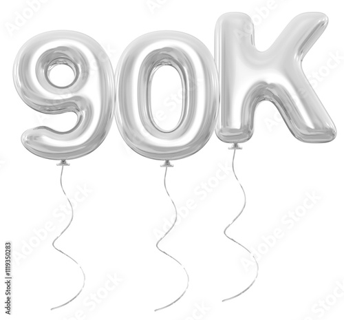 90K Follow Silver photo