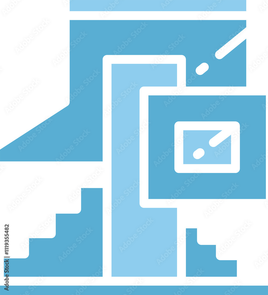 Modern Style House Building Icon
Modern Style House Building Icon