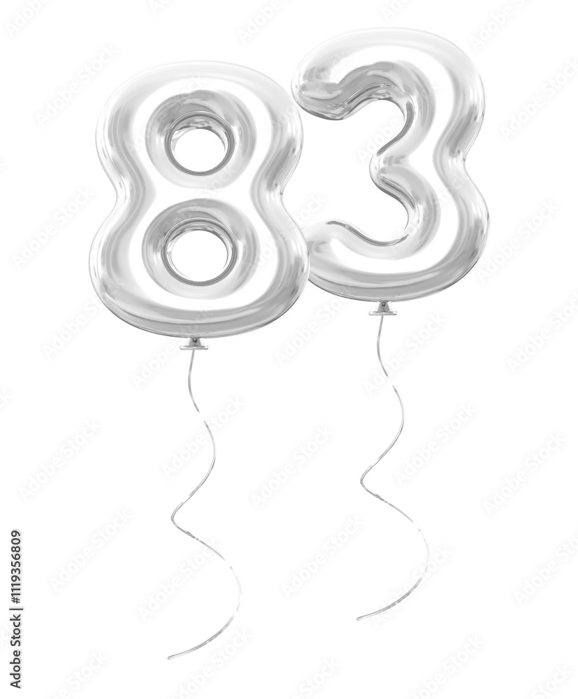 Silver Balloon Number 83 Silver Balloon Number 83