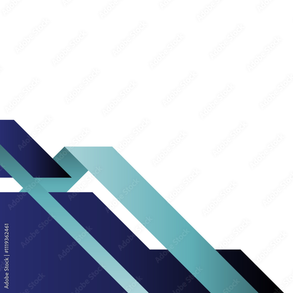 Modern Shape Geometric with Stripe