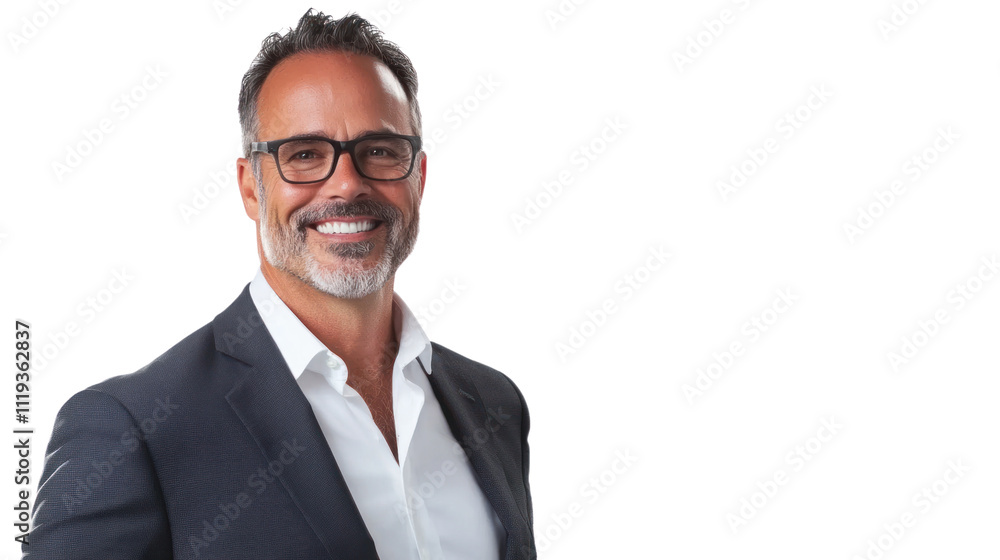 Confident and Successful Middle-Aged Businessman Confident and Successful Middle-Aged Businessman