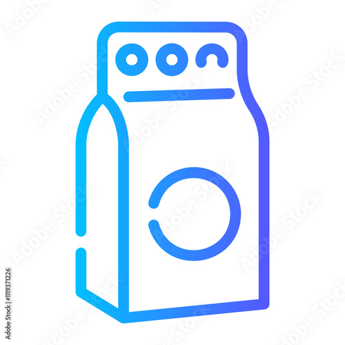 washing powder Line Gradient Icon