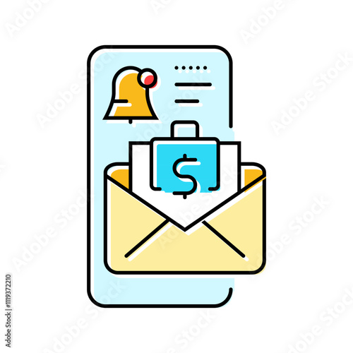 financial planning tools budget planning color icon vector. financial planning tools budget planning sign. isolated symbol illustration