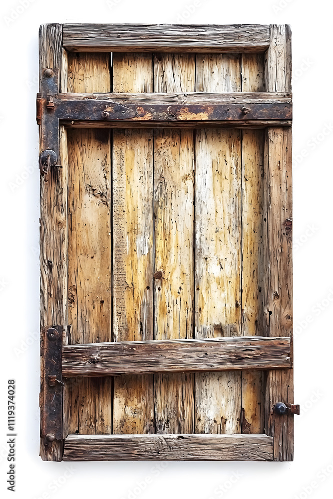 Very old wooden window frame with cracked paint on it isolated on white background Very old wooden window frame with cracked paint on it isolated on white background