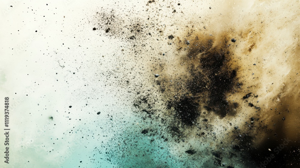 Explosive Display of Cosmic Dust: A Stunning Abstract Explosion Explosive Display of Cosmic Dust: A Stunning Abstract Explosion