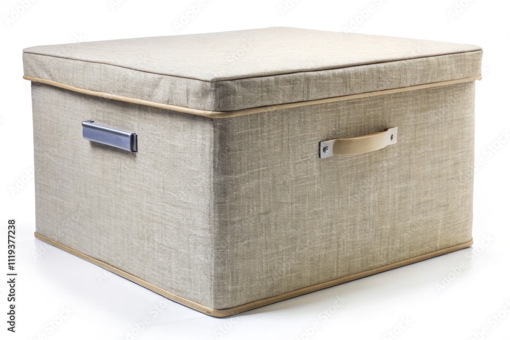 Versatile Textile Storage Box on White Background for Home Organization and Decoration, Ideal for Stylish Storage Solutions, Craft Supplies, and Household Essentials Versatile Textile Storage Box on White Background for Home Organization and Decoration, Ideal for Stylish Storage Solutions, Craft Supplies, and Household Essentials