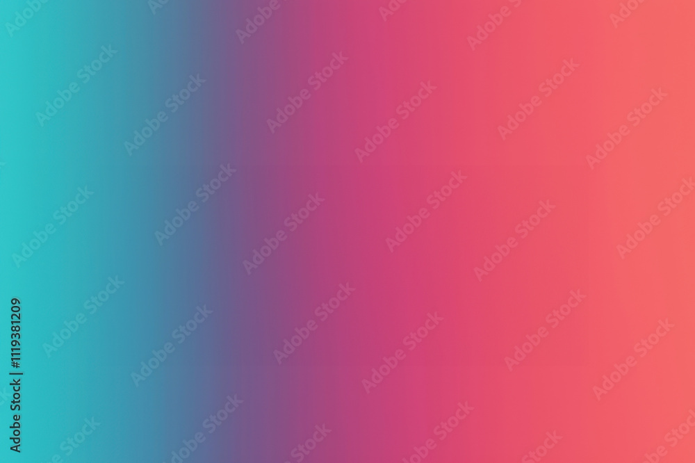 Gradient ombre background transitioning from coral to teal tones