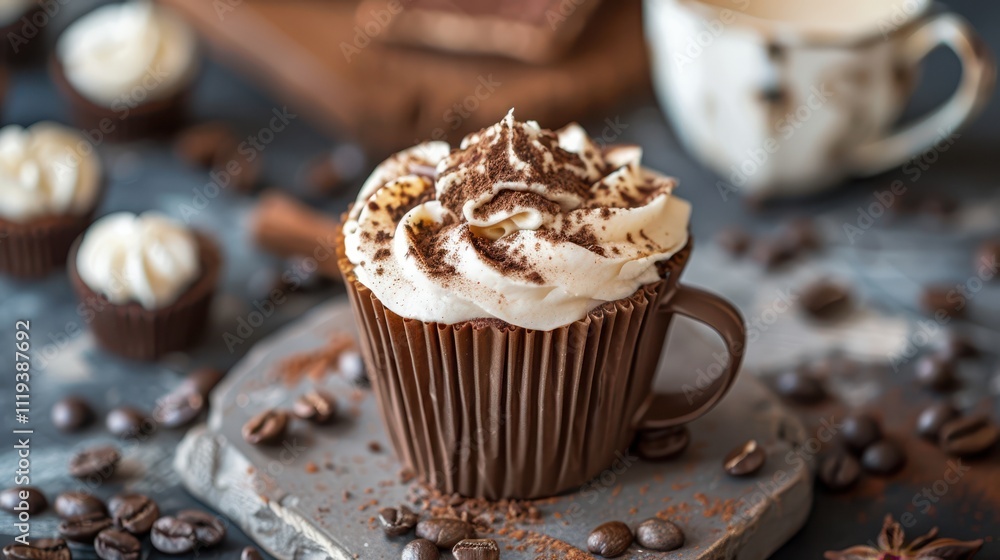Chocolate Coffee Cupcakes with Whipped Cream: A Delicious Coffee-Flavored Dessert. Indulge in this decadent treat, perfect for coffee lovers and dessert enthusiasts. Chocolate Coffee Cupcakes with Whipped Cream: A Delicious Coffee-Flavored Dessert. Indulge in this decadent treat, perfect for coffee lovers and dessert enthusiasts.