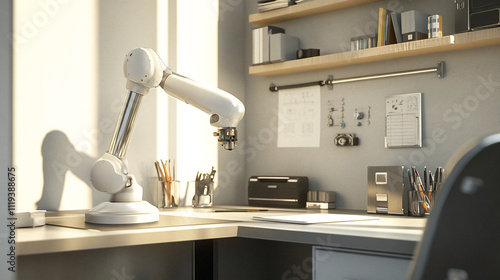 robotic arm at home laboratory advancements in AI and technology mini lab in house lab