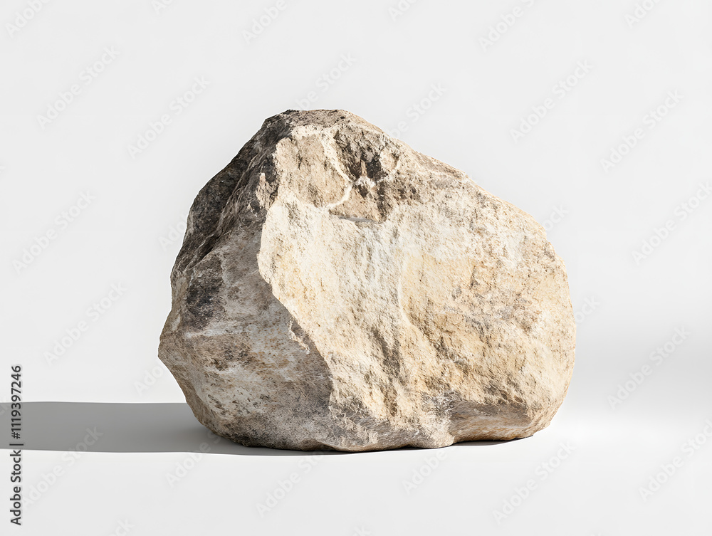 Fototapeta premium stone isolated on white