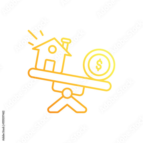 Home Trading vector icon