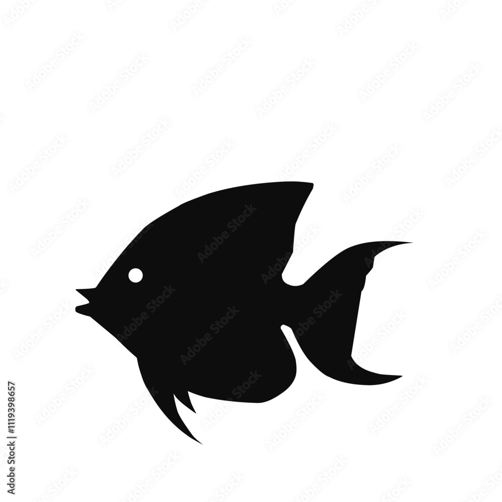 Fish Silhouette Icon Fish Silhouette Icon