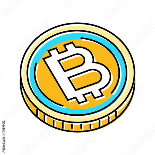 decentralized network cryptocurrency mining color icon vector. decentralized network cryptocurrency mining sign. isolated symbol illustration