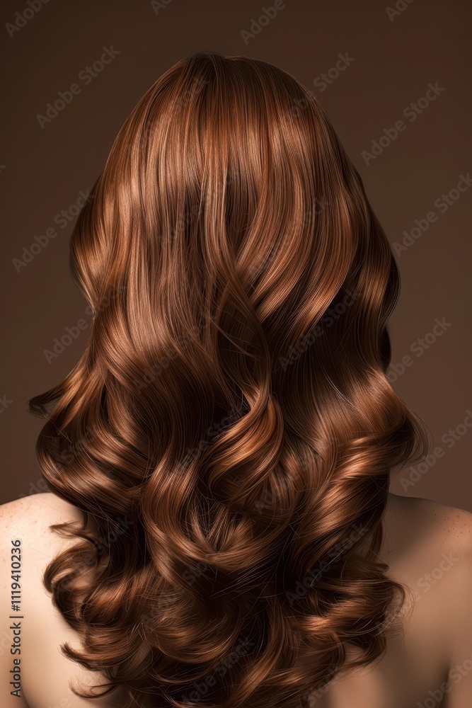 Stunning Back View of a Woman with Long, Wavy Brown Hair. Glossy, healthy, and elegantly styled tresses, showcasing a luxurious and radiant look. Perfect for beauty, fashion, and hair care content. Stunning Back View of a Woman with Long, Wavy Brown Hair. Glossy, healthy, and elegantly styled tresses, showcasing a luxurious and radiant look. Perfect for beauty, fashion, and hair care content.