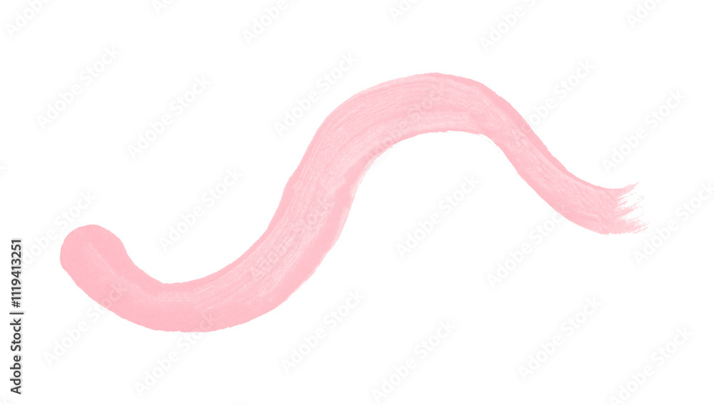 Pink brush stroke isolated on transparent background. Pink brush stroke isolated on transparent background.