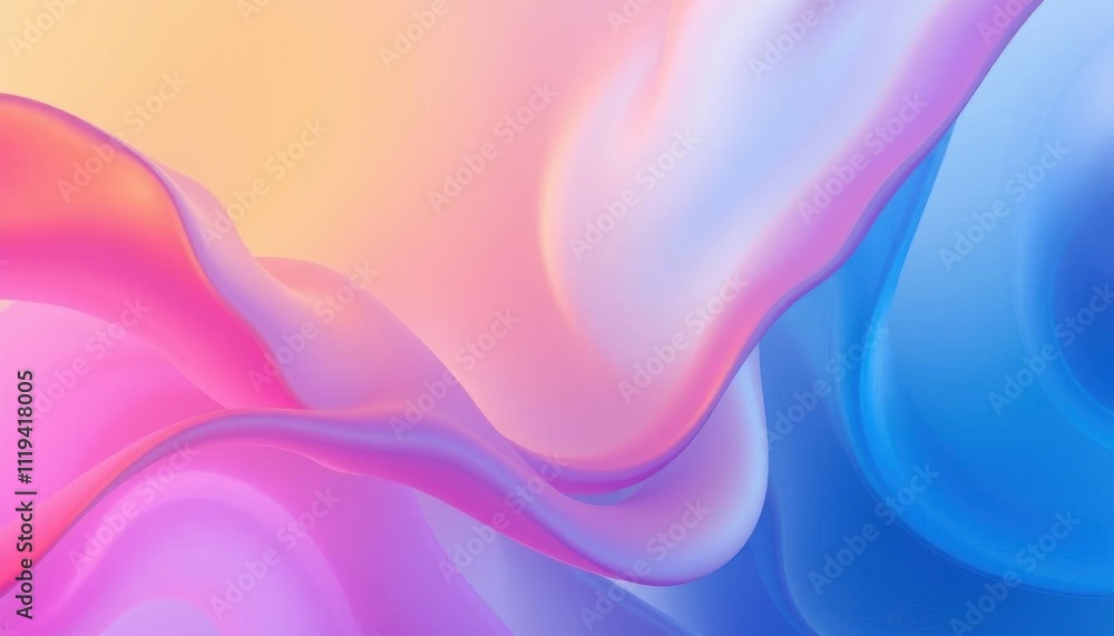 a close up of a colorful background with a curved design