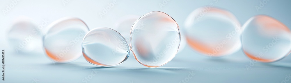 transparent ceramics with unique optical properties, close-up of smooth surfaces, vibrant refraction effects, clean modern background transparent ceramics with unique optical properties, close-up of smooth surfaces, vibrant refraction effects, clean modern background