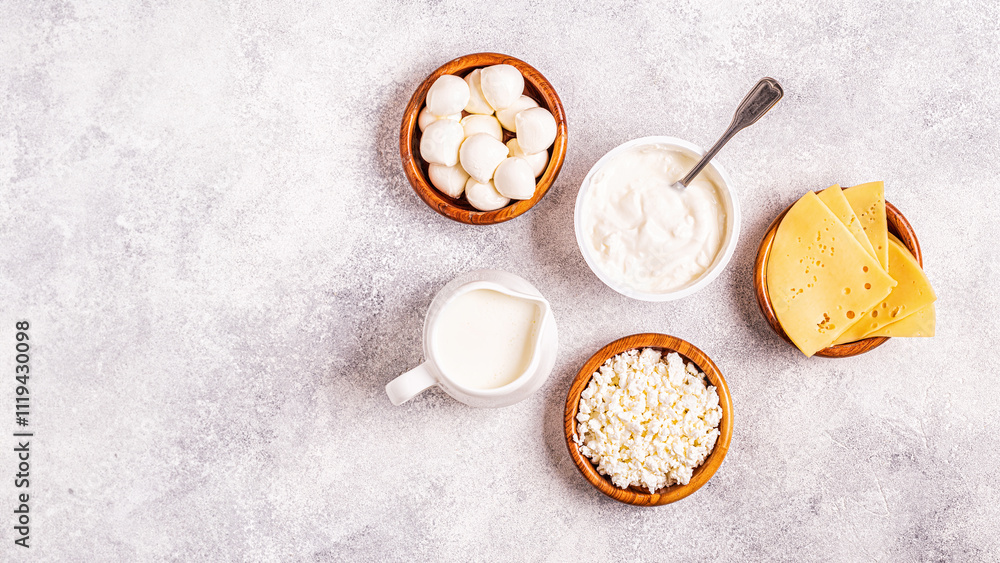 Probiotics fermented dairy products.