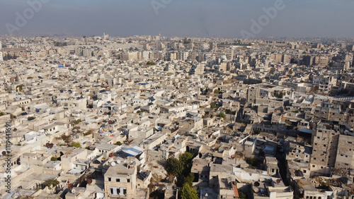 Photos An aerial view of Aleppo City after the Syrian opposition took control of it