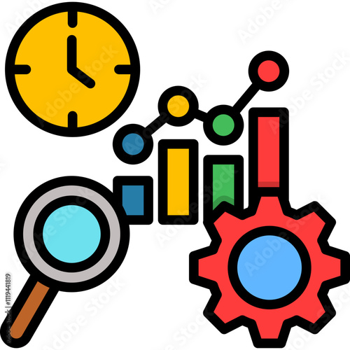 Efficiency Analysis Icon