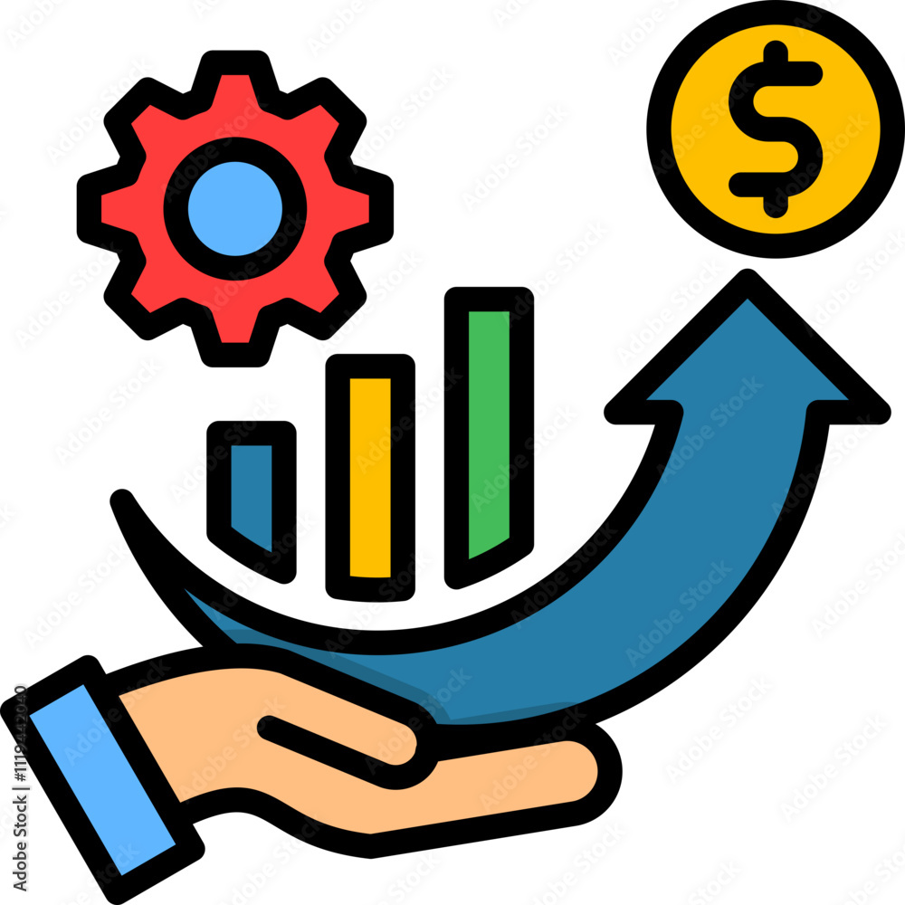 Profit Optimization Icon Profit Optimization Icon