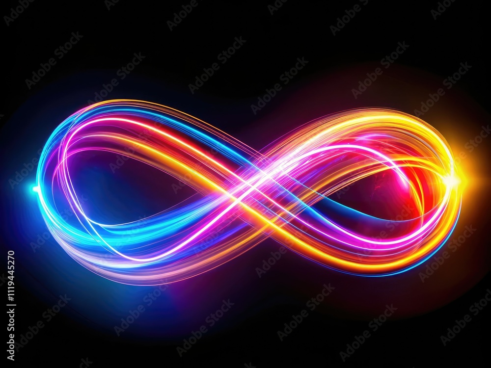 Download Glyph Illustration: Long Exposure Photography of Abstract Digital Data Flow Download Glyph Illustration: Long Exposure Photography of Abstract Digital Data Flow