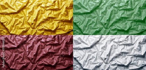 Vector color pixel mosaic textured background. Crumpled paper, rusty stones. Curved and folded surface. Low polygon.