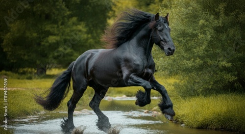 horse running