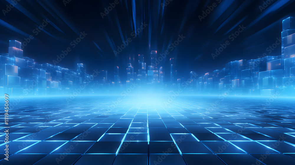 Cyber winter background, copy space for text Cyber winter background, copy space for text