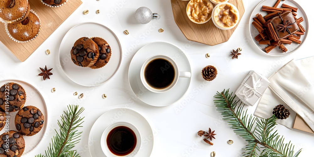 custom made wallpaper toronto digitalCozy home food photography holiday treats and festive coffee