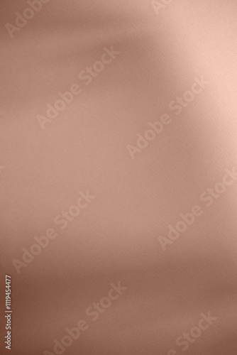 Mocha Mousse, Pantone 2025. simple plain paper beige background. empty abstract clean backgrop with shadows photo