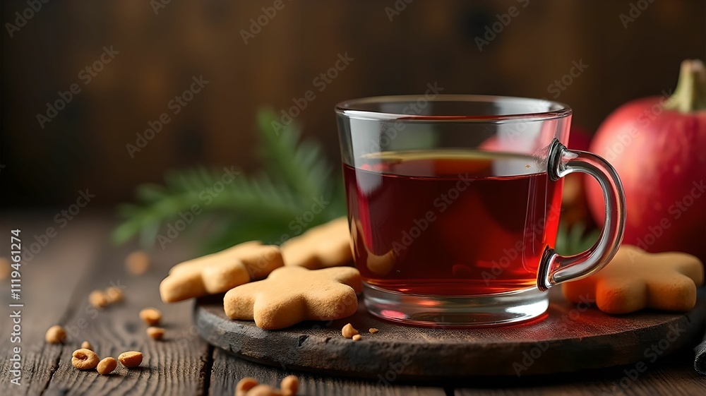 Mulled wine with Christmas cookies Mulled wine with Christmas cookies