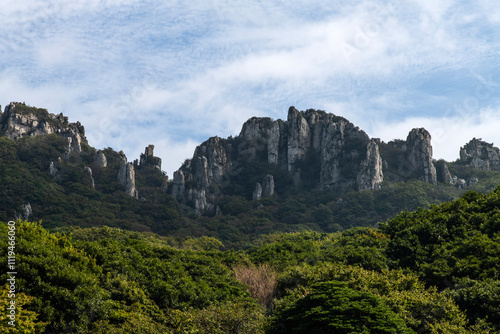 cliffs on the mountain