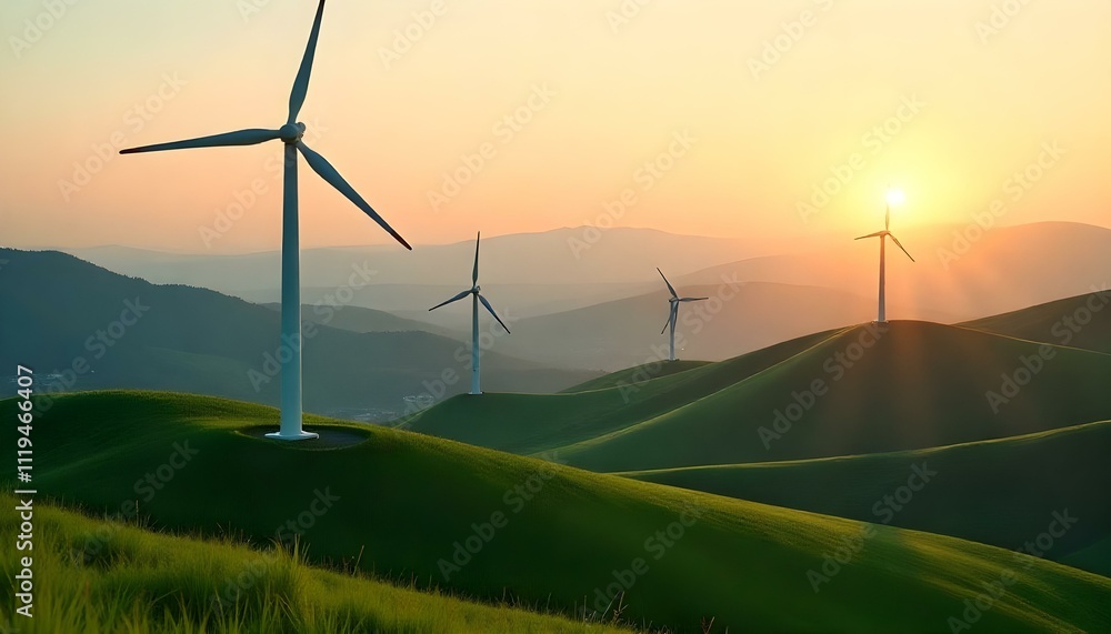 wind turbines in the mountains wind turbines in the mountains