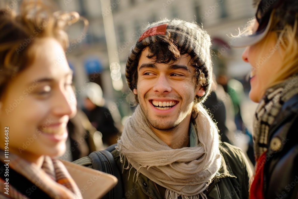 Portrait of a young couple having fun in the city. Happy people. Portrait of a young couple having fun in the city. Happy people.