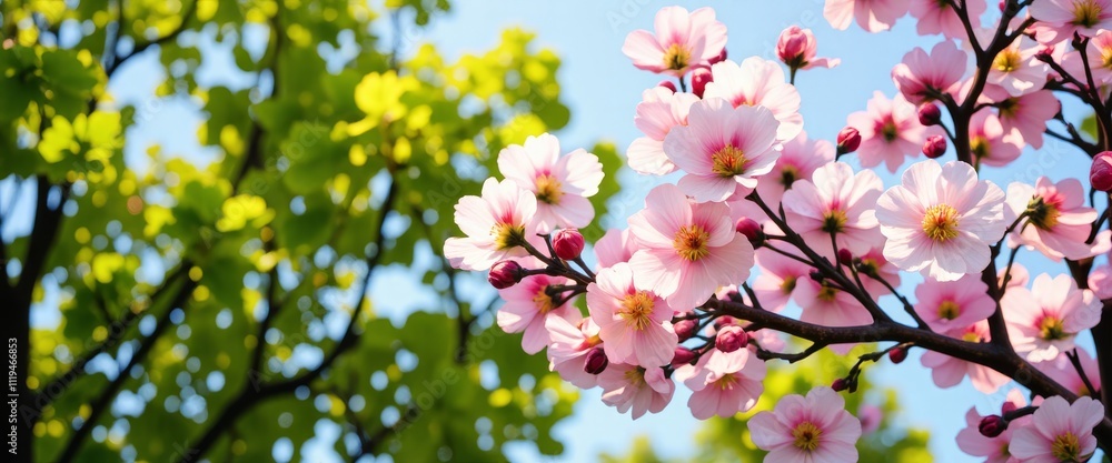 A close up of a flower with the sun shining on it. The flower is pink and has a yellow center. The sun is setting in the background, creating a warm and peaceful atmosphere A close up of a flower with the sun shining on it. The flower is pink and has a yellow center. The sun is setting in the background, creating a warm and peaceful atmosphere
