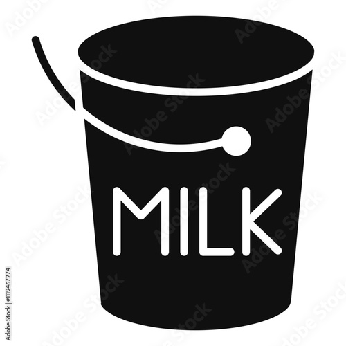 Milk Bucket Icon