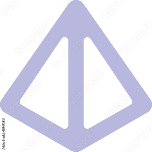 3D modeling round icon design logo
