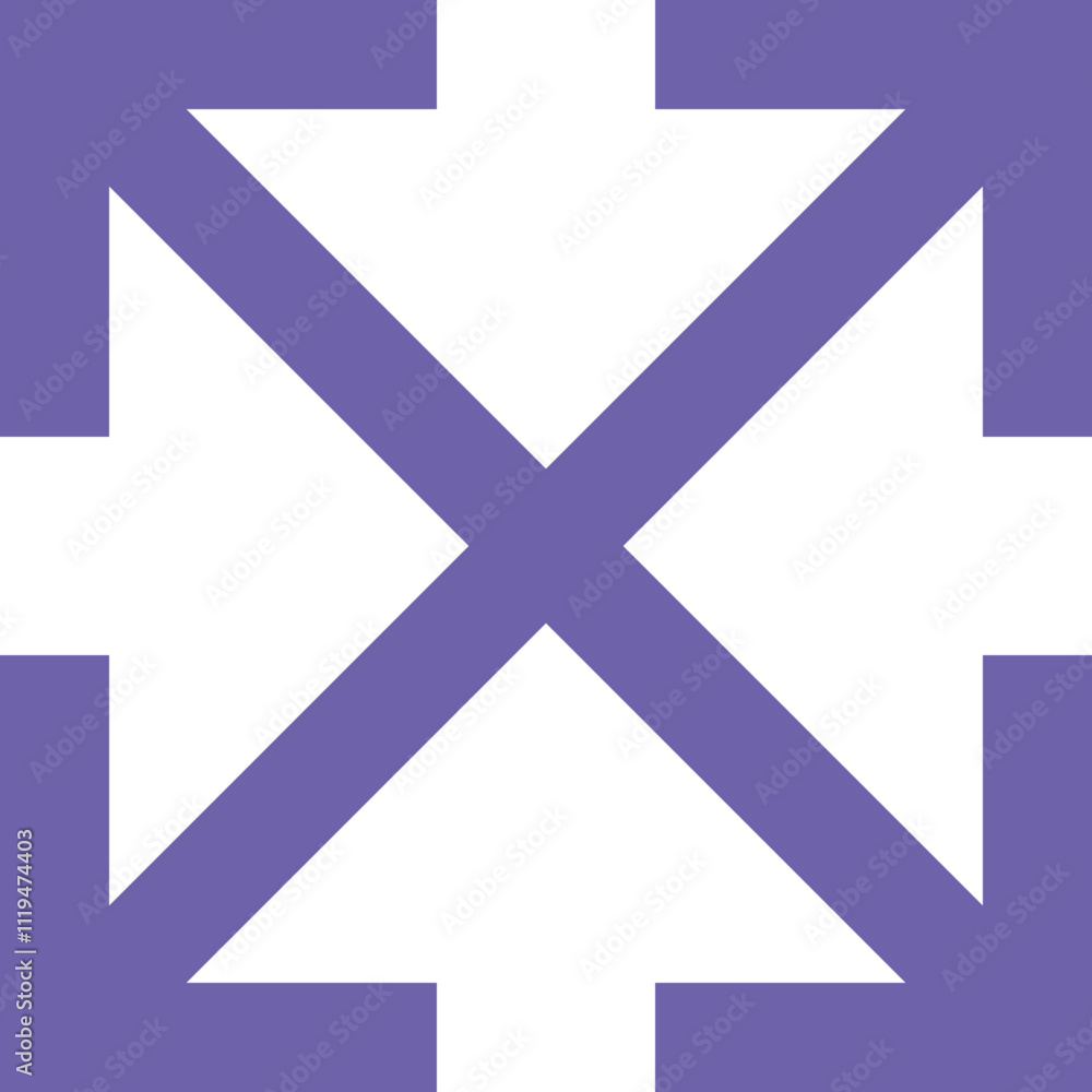 Fototapeta premium Arrow All icon design logo