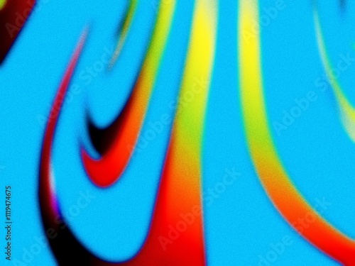 BEAUTIFUL COLOURFUL ABSTRACT LIQUID DESIGN AESTHETIC BACKGROUND WITH NOISE photo